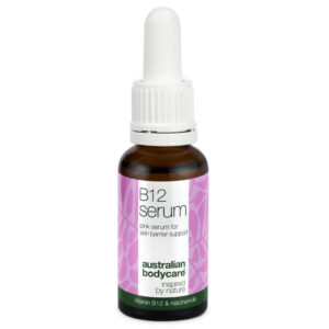 B12 Pink Serum - Reducer rødme og styrk hudens barriere â B12 Pink Serum reducerer rødme og styrker hudbarrieren. Perfekt til tør og sensitiv hud. Få en sund og strålende hud med naturlige ingredienser. - 1 stk - 99,95,-